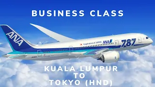 ANA Business Class From Kuala Lumpur to Tokyo Haneda Flight Review