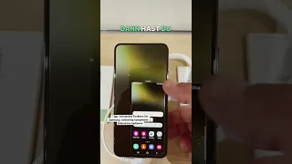 Tipp: versteckte Funktion bei Samsung. Einhändig ✋kompletten Bildschirm bedienen.#samsungtrick