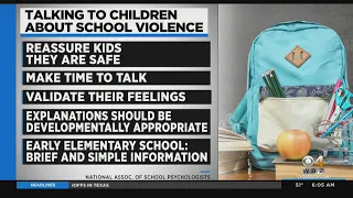 How to talk to children about school violence