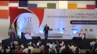 VII Foro mipyme - Conferencia completa de Robert McKinley, impacto de la globalización