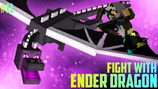 Fight with Ender dragon | survival series #11 | in Telugu | PandaFireBoy