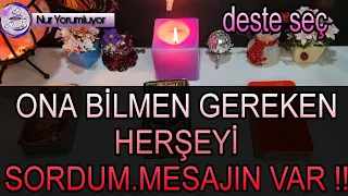 AKLINDAKİ KİŞİYE 💞  BİLMEK İSTEDİĞİN HERŞEYİ SORDUM.CEVAPLAR ÇOK NET #tarot falı