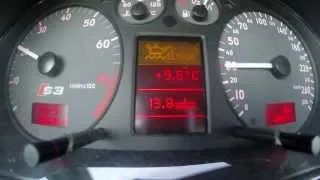 Audi S3 347HP Acceleration  0-230 Km/h