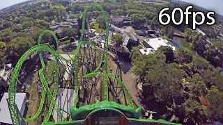 The Monster front seat on-ride HD POV @60fps Adventureland Iowa