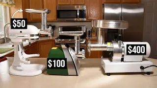 $50 VS $100 VS $400 Meat Grinder