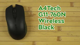 Розпаковка A4Tech G11-760N Wireless Black