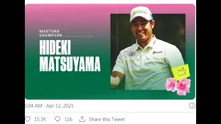 2021 Masters: Hideki Matsuyama wins golf major