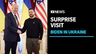 Joe Biden makes surprise visit to Kyiv | ABC News