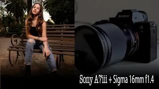 Sony A7iii + Sigma 16mm f1.4 ( SUPRISINGLY GOOD) APS-C lens on full frame. VIDEO AND PHOTO SAMPLES