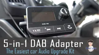 5 in 1 Car Audio DAB Upgrade Kit - Ft. Blueooth and Micro SD streaming