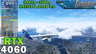 Microsoft Flight Simulator | RTX 4060 | R7 5800X3D | 1440p - 1080p | Ultra Settings | DLSS 3 ON/OFF