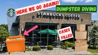 OVER 50 ITEMS FOUND DUMPSTER DIVING AT BARNES & NOBLE AND STARBUCKS!!   FREE HAUL MARCH 2021