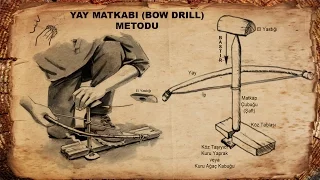 Yay Matkabı (Bow Drill) Metodu ile Ateş Başlatma