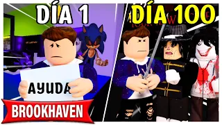 SOBREVIVÍ 100 DÍAS EN BROOKHAVEN.EXE - Roblox YoSoyLoki