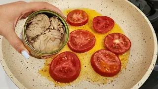 Do You have tomatoes and canned tuna at home ❗️Easy recipe