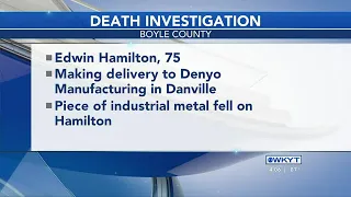 WATCH | Man dead after accident at Kentucky industrial plant