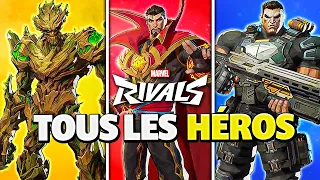 TOUTES les COMPÉTENCES de TOUS LES PERSONNAGES de l'ALPHA de MARVEL RIVALS !