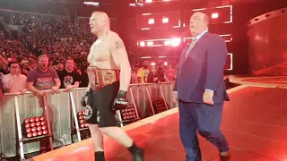 BROCK LESNAR LIVE ENTRANCE AT SURVIVOR SERIES 2018