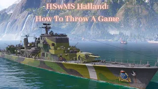 HSwMS Halland: How to Throw A Game