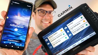 How to Update a Garmin Echomap with your PHONE, WIFI & ActiveCaptain App!