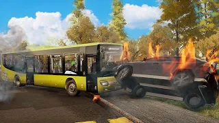 大事故を起こして逃げるバス運転手シミュレータ【Bus Simulator 21】