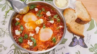 Shakshuka - Eggs Poached in Spiced Tomato Sauce | Pai's Kitchen