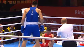 Quarterfinals (+91kg)  TORREZ Richard (USA) vs JALOLOV Bakhodir (UZB) /AIBA World 2019