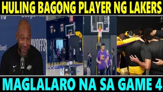 JUST IN: Lakers "HULING BAGONG PLAYER" LALARO NA sa GAME 4 vs DENVER NUGGETS