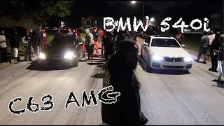 MERCEDES W204 C63 AMG VS BMW 540i G30 | COYOTE MUSTANG 5.0 VS COYOTE MUSTANG 5.0