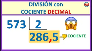 📌 DIVISIÓN con COCIENTE DECIMAL | Super fácil 😎 | Ejercicio N° 2