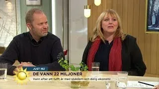 De vann 22 miljoner - en riktig solskenshistoria!  - Nyhetsmorgon (TV4)