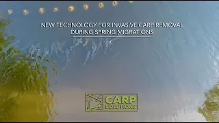New technology for Invasive Carp removal during spring migrations