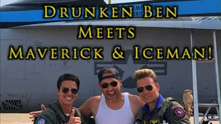 #DrunkenBen meets Maverick and Iceman!