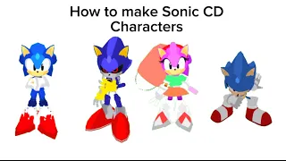 [500 Sub Special] How to make Sonic CD Characters in Sonic Pulse RP!