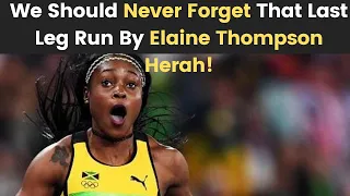 The Last 4x100 Meters Run By Elaine Thompson @ Commonwealth 2022 Was Epic. #elainethompsonherah