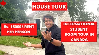 Full House Tour of an International Student in Canada 2022 | Student House tour in Windsor