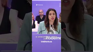 🟣 Irene Montero carga contra el "veto de Yolanda Díaz" #política #shortvideo