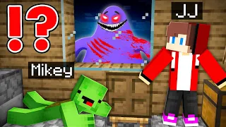 JJ and Mikey Escapes from GRIMACE SHAKE ATTACK HOUSE in Minecraft Challenge - Maizen