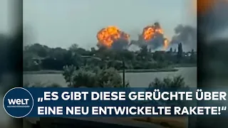 PUTINS KRIEG: Krim-Explosionen? "Es gibt ja diese Gerüchte über eine neu entwickelte Rakete!"