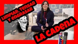 🤫 Cómo LIMPIAR, TENSAR y ENGRASAR la CADENA de TU MOTO (sin ayuda)