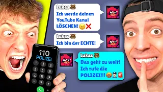 Er PRANKT mich als FAKE LUKAS BRAWL STARS, bis ich POLIZEI RUFE...😡