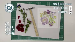 How To: Flower Pounding natural dyes on fabric