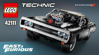 LEGO® Technic™ Dom’s Dodge Charger (42111)[1077 pcs] Step-by-Step Instructions @TopBrickBuilder