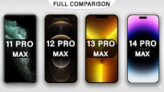 iPhone 11 Pro Max Vs 12 Pro Max Vs 13 Pro Max Vs 14 Pro Max Full Reviews in 2023