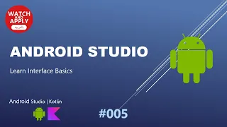 التعرف على واجهه برنامج اندرويد استوديو | Android Studio Interface