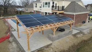 Pergola Solar Installation
