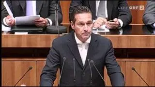 Sondersitzung des Nationalrats 26.08.2010 HC Strache Rede part 2