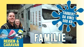 FAMILIE ! Tabbert Da Vinci 500 KD Modell 2022 • REISEN & CARAVAN ERFURT • Camping Messe | VLOG #33