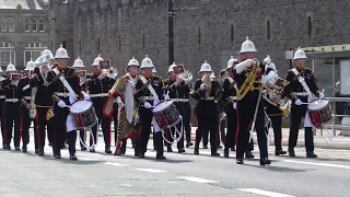 The Band of HM Royal Marines Freedom of the City of Cardiff Parade