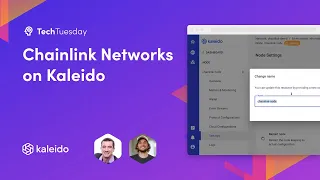 Chainlink Networks on Kaleido